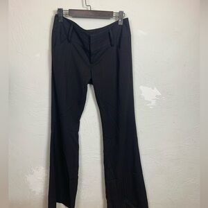 Alice + Olivia Wide Leg Pants Brown Size 8 Pleated Front Career Chic